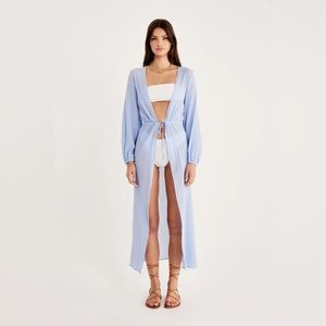 Rumer Camille Duster in Blue, Small, NWOT